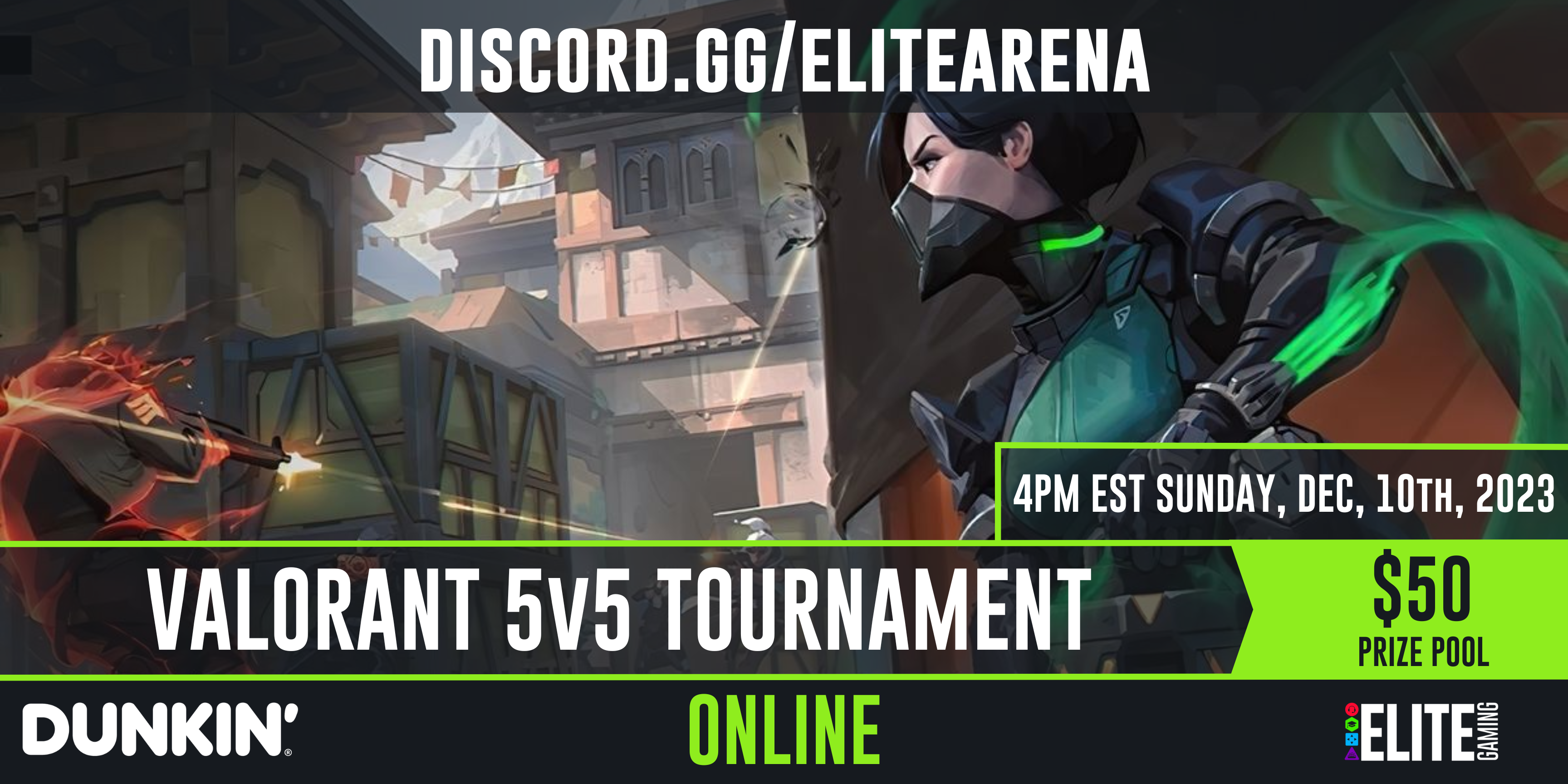 Valorant 5v5 Bracket Tournament – Online – Elite Gaming Arena